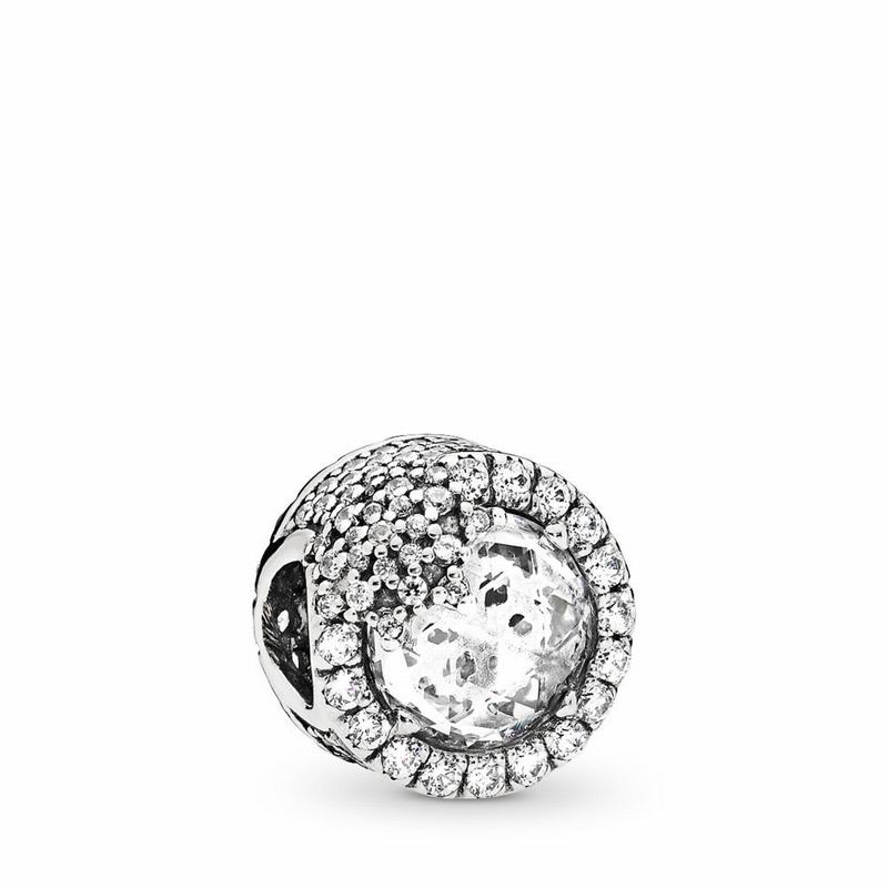 Pandora Australia Dazzling Snowflake Charm - Sterling Silver | IRBLYA720